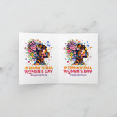 International Women's Day Feiertagskarte (Innenseite)