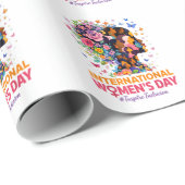International Women's Day Geschenkpapier (Rolleneckpunkt)