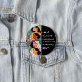 International Women's Day | IWD #GivetoGain Button (Beispiel)