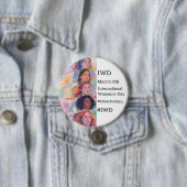 International Women's Day | IWD #GivetoGain Button (Beispiel)