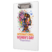 International Women's Day Klemmbrett (Links)