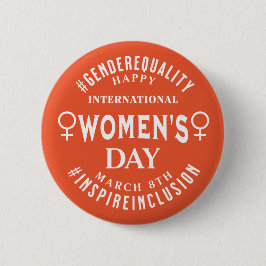 International Women's Day | March 8th Equality Button