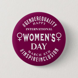 International Women's Day | March 8th Equality Button