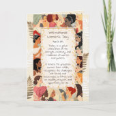 International Women's Day | Poem for Women Karte (Vorderseite)