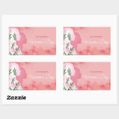 International Women's Day Rechteckiger Aufkleber (Blatt)