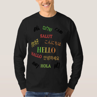 International World Hello Day Colourful T-Shirt