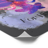 International Yoga Day For Humanity  Poster (Ecke)