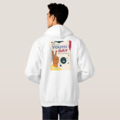 International youth day , August 12 , Hoodie (Schwarz voll)
