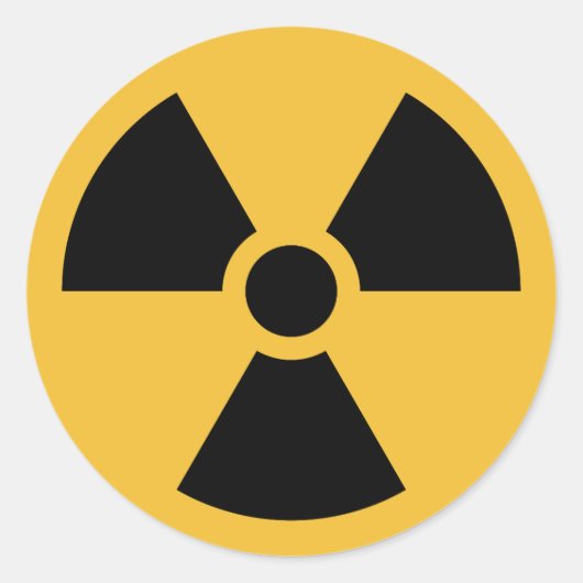 Internationale Aufkleber für ionisierende Strahlun (Vorderseite)