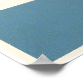 Internationale Ausstellung der Wasserfarben Poster (Ecke)