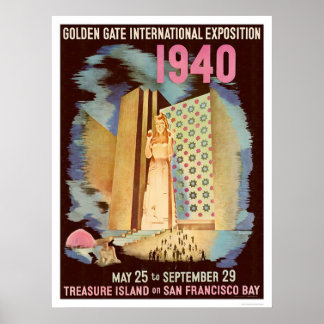 Internationale Ausstellung zum Goldenen Tor 1940 Poster