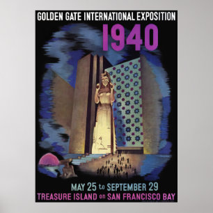 Internationale Ausstellung zum Goldenen Tor 1940 Poster