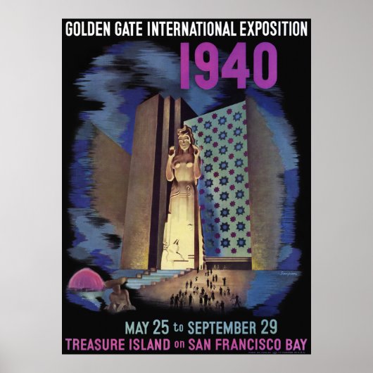 Internationale Ausstellung zum Goldenen Tor 1940 Poster (Vorne)