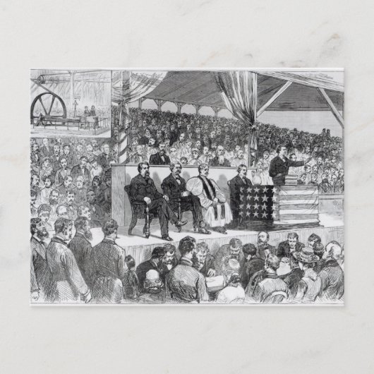 Internationale Baumwollausstellung Atlanta Postkarte (Vorderseite)