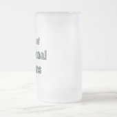 Internationale Beziehungen Mattglas Bierglas (Mittel)