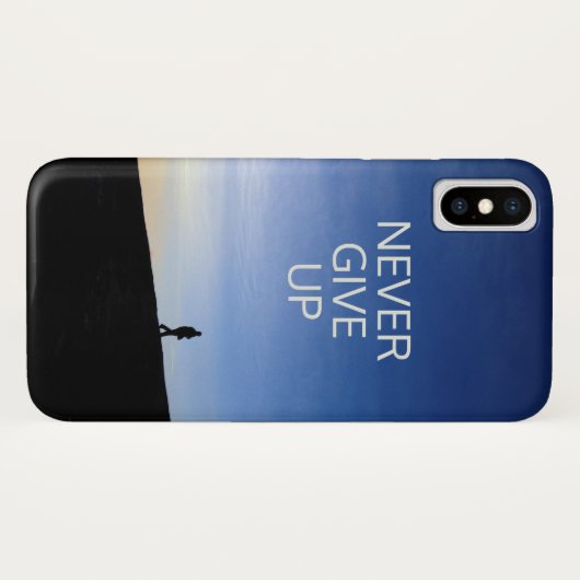 Internationale Botschaft, niemals aufgeben, Case-Mate iPhone Hülle (Rückseite (Horizontal))