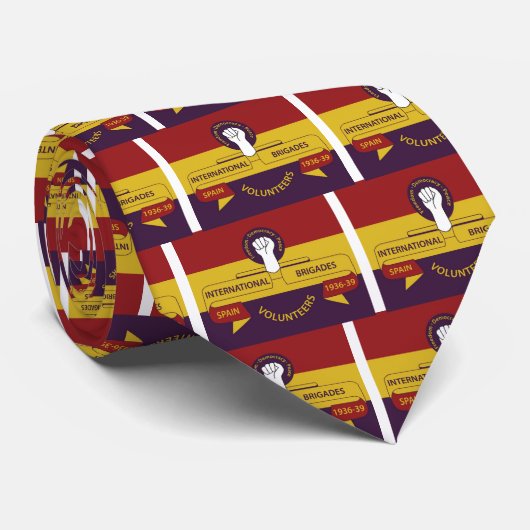 Internationale Brigaden Krawatte (Gerollt)