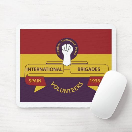 Internationale BrigadenMausunterlage Mousepad (Mit Mouse)