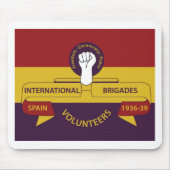 Internationale BrigadenMausunterlage Mousepad (Vorne)