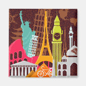 Internationale Denkmäler Magnet (Vorne)