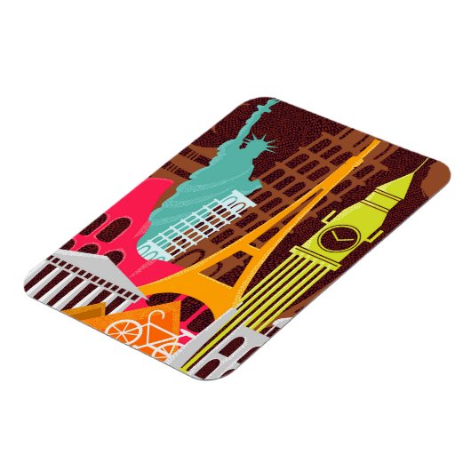 Internationale Denkmäler Magnet (Linke Seite)