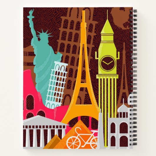 Internationale Denkmäler Notizblock (Rückseite)