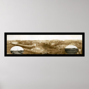 Internationale Erntemaschinen-kastanienbraunes Poster