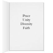Internationale Faiths Grußkarte (Innen (Rechts))