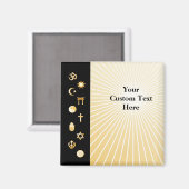 Internationale Faiths Magnet (Vorderseite/Rückseite)