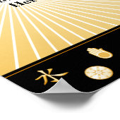 Internationale Faiths Poster (Ecke)