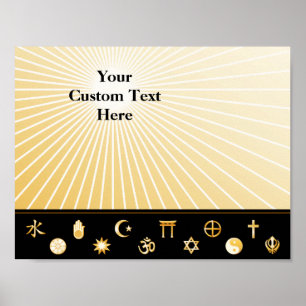 Internationale Faiths Poster