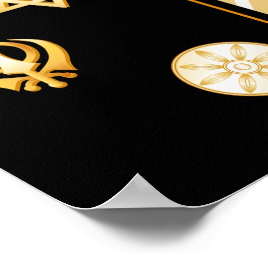 Internationale Faiths Poster (Ecke)