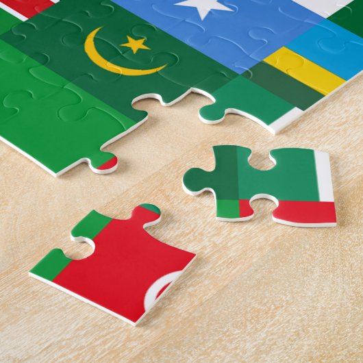 Internationale Flag Collage Puzzle (Seite)