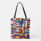 Internationale Flag-Sammlung Tasche (Rückseite)