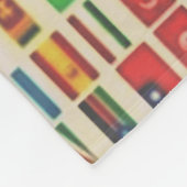 INTERNATIONALE FLAGEN FLEECEDECKE (Ecke)