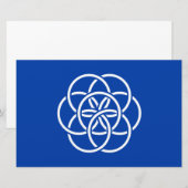 Internationale Flagge des Planeten Erde Briefpapier (Vorne/Hinten)