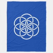 Internationale Flagge des Planeten Erde Fleecedecke (Vorderseite)