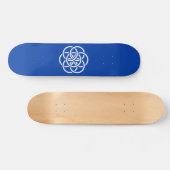 Internationale Flagge des Planeten Erde Skateboard (Horizontal)