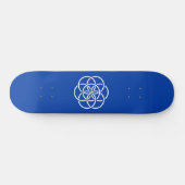 Internationale Flagge des Planeten Erde Skateboard (Horizontal)