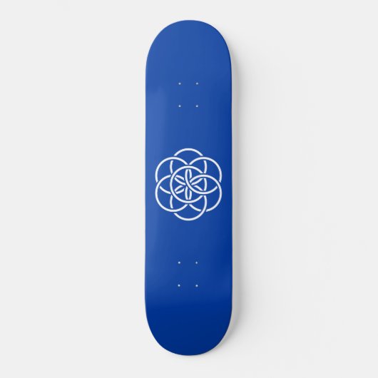 Internationale Flagge des Planeten Erde Skateboard (Vorderseite)