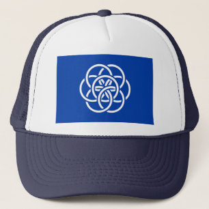 Internationale Flagge des Planeten Erde Truckerkappe
