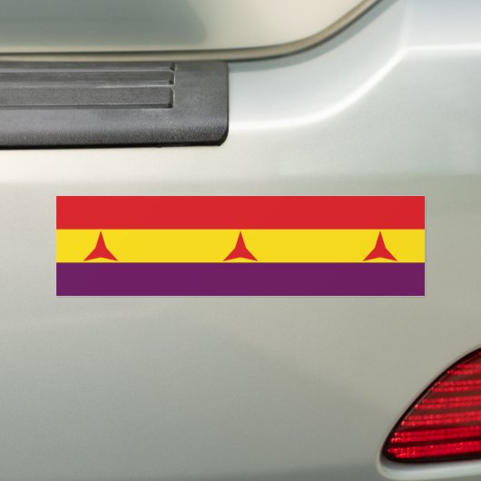 Internationale Flagge (Ziviler Krieg Spaniens) Autoaufkleber (Auf Auto)