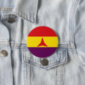 Internationale Flagge (Ziviler Krieg Spaniens) Button (Beispiel)