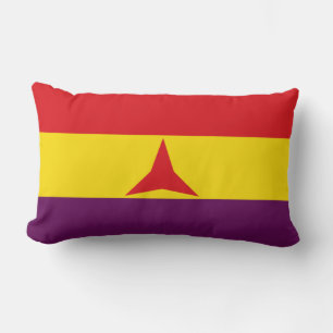 Internationale Flagge (Ziviler Krieg Spaniens) Lendenkissen