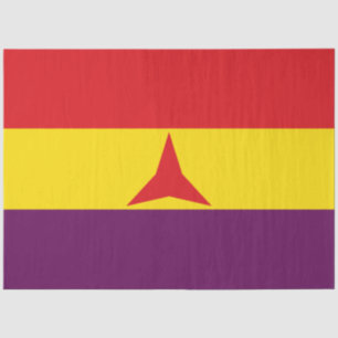 Internationale Flagge (Ziviler Krieg Spaniens) Seidenpapier