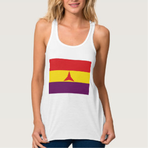 Internationale Flagge (Ziviler Krieg Spaniens) Tank Top