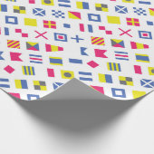 Internationale Flaggen-Code-Geschenk-Verpackung Geschenkpapier (Ecke)