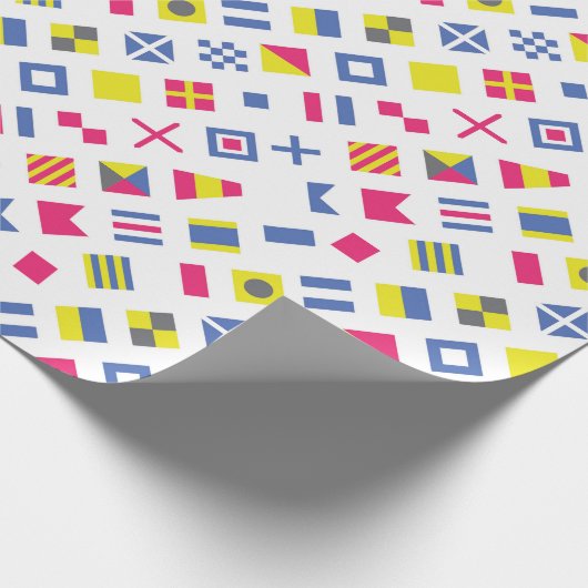 Internationale Flaggen-Code-Geschenk-Verpackung Geschenkpapier (Ecke)