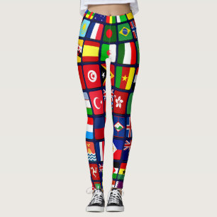 Internationale Flaggen Leggings