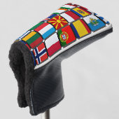 Internationale Flaggen Sammlung, Weltflaggen Golf Headcover (3/4 Vorderseite)